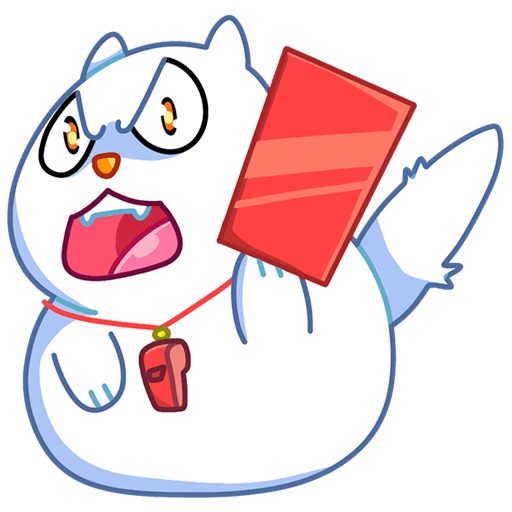 VK Sticker Snow Kitty #34