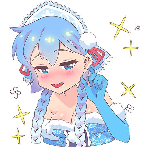 VK Sticker Snow Maiden Yuko #31