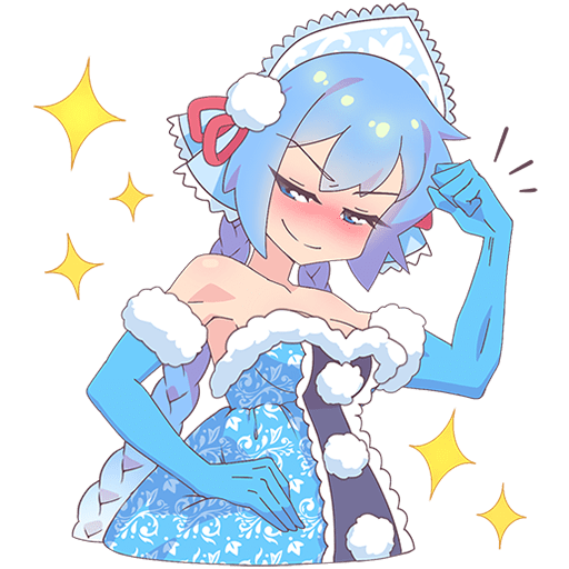 VK Sticker Snow Maiden Yuko #38