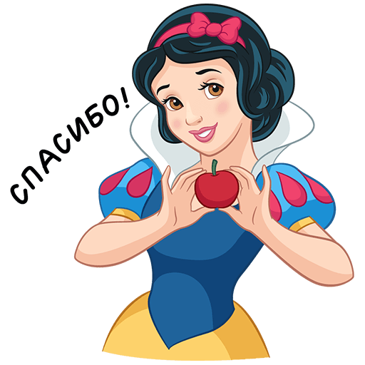 VK Snow white and the dwarves stickers