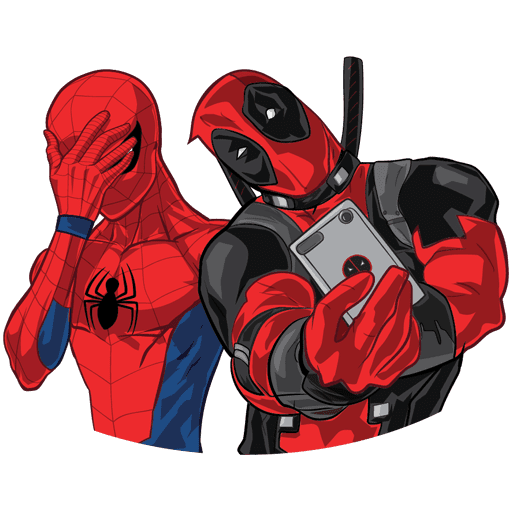 VK Sticker Spider-Man #24