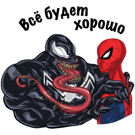 VK Sticker Spider-Man #25