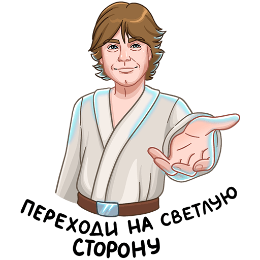 VK Sticker Star Wars. The Sides of the Force #11
