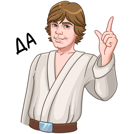 VK Sticker Star Wars. The Sides of the Force #16