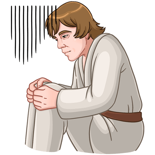 VK Sticker Star Wars. The Sides of the Force #18
