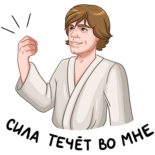 VK Sticker Star Wars. The Sides of the Force #21