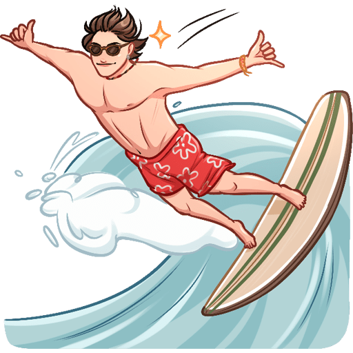 VK Sticker Surfer Max #31