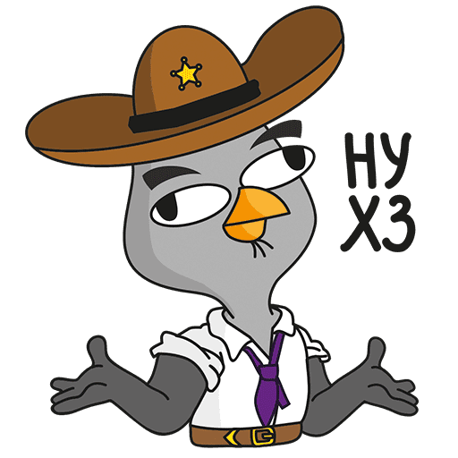VK Sticker Suspicious Owl #7