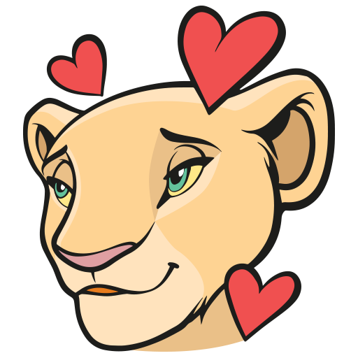 VK Sticker The Lion King #3