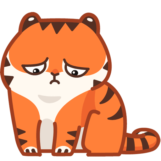 VK Sticker Tiger Persik #9