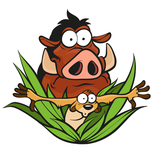 VK Sticker Timon and Pumbaa #9