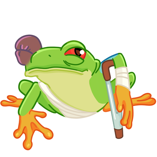 VK Sticker Tree frog #4