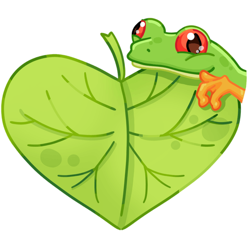 VK Sticker Tree frog #21