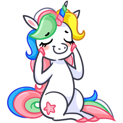 VK Sticker Unicorn BOOM #10