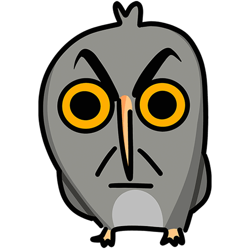 VK Sticker Vova the Owl #17