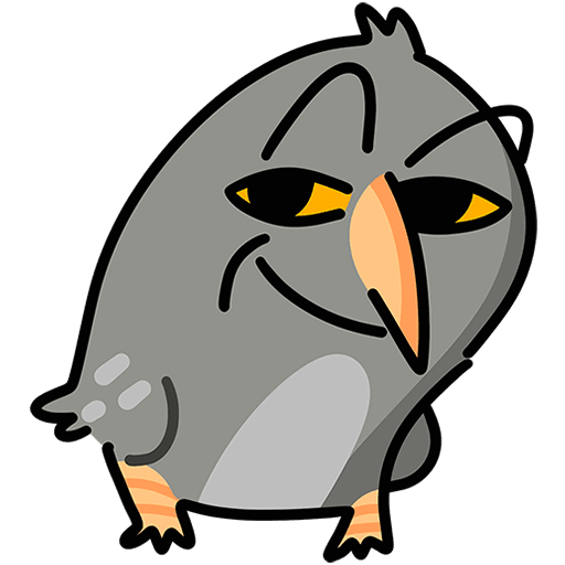 VK Sticker Vova the Owl #28