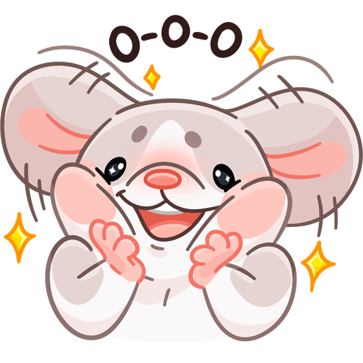 VK Sticker Warm Mice Hugs #20