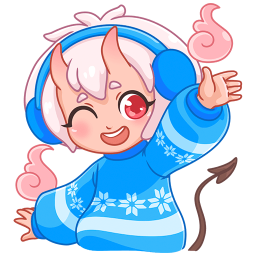 VK Sticker Winter Oni-chan #15