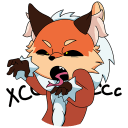 Alice the Fox VK sticker #34