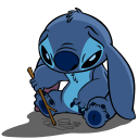 Animated Stitch VK sticker #11