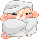 Baby Mouse Hug VK sticker #6