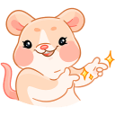 Baby Mouse Hug VK sticker #16