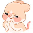 Baby Mouse Hug VK sticker #25