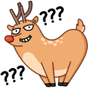 Barney the Reindeer VK sticker #8