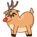 Barney the Reindeer VK sticker #14