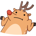 Barney the Reindeer VK sticker #44