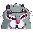 Bublik the Raccoon VK sticker #18