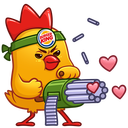 Burger King Chickens VK sticker #1