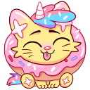 Candy Cat VK sticker #10