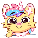 Candy Cat VK sticker #18