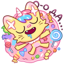 Candy Cat VK sticker #41