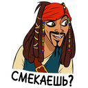 Captain Jack Sparrow VK sticker #6