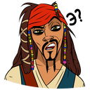 Captain Jack Sparrow VK sticker #15