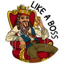 Captain Jack Sparrow VK sticker #24