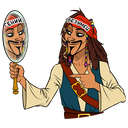Captain Jack Sparrow VK sticker #28