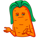 Carrot VK sticker #15
