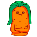 Carrot VK sticker #30