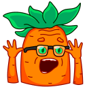 Carrot VK sticker #31