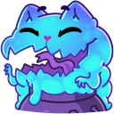 Cauldron Cat VK sticker #27