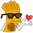 Chicken Fries VK sticker #8
