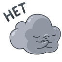 Cloudy VK sticker #9