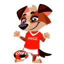 Football with Coca-Cola VK sticker #22