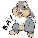 Thumper and Miss Bunny VK sticker #4