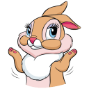 Thumper and Miss Bunny VK sticker #11