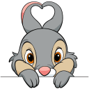 Thumper and Miss Bunny VK sticker #17