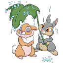 Thumper and Miss Bunny VK sticker #27